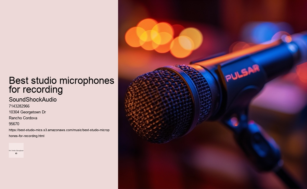 best studio microphones for recording